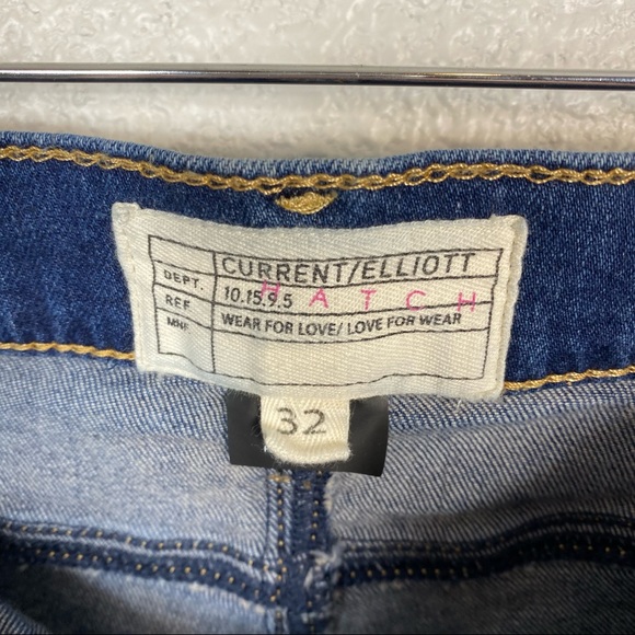 Current Elliot x HATCH Townie Stiletto Ankle Maternity Jeans Size 32 - Picture 4 of 10